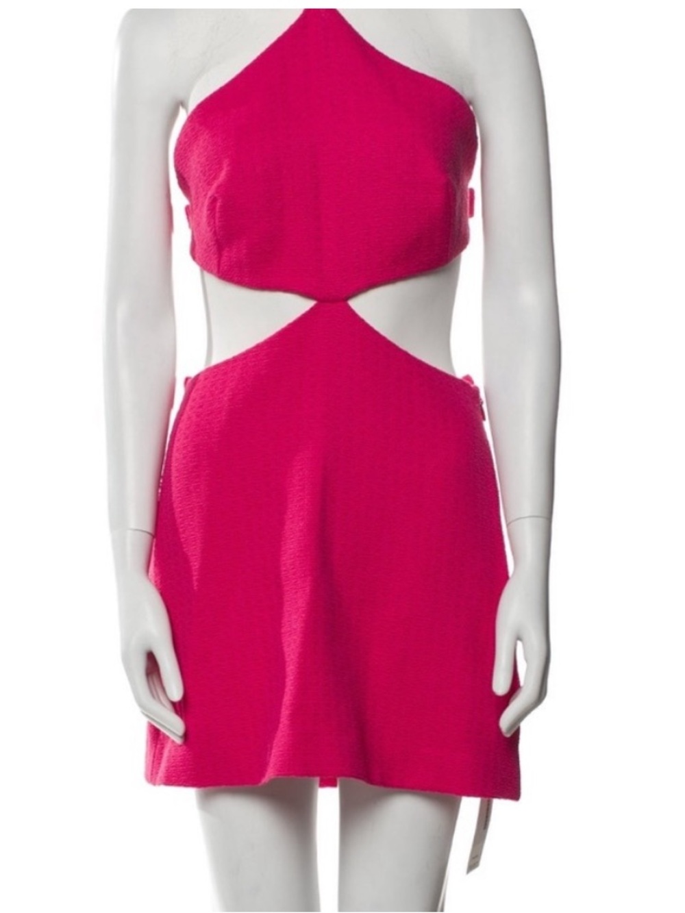 Alexis Hot Pink Cutout Mini Dress